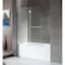 Anzzi Left Drain Tub With 48 x 58 in. tub door in Brushed Nickel, 5 ft. SD1101BN-3260L - alternate 1